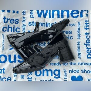 Rockport Women's Glossy Black Mary Janes NWOT
